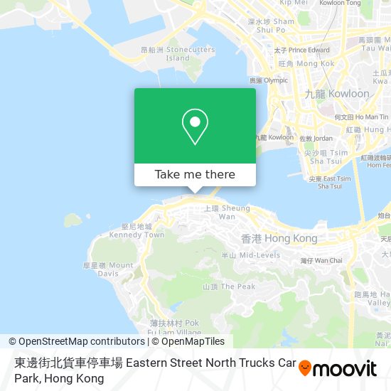 東邊街北貨車停車場 Eastern Street North Trucks Car Park map