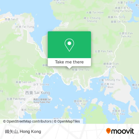 鐵矢山地圖