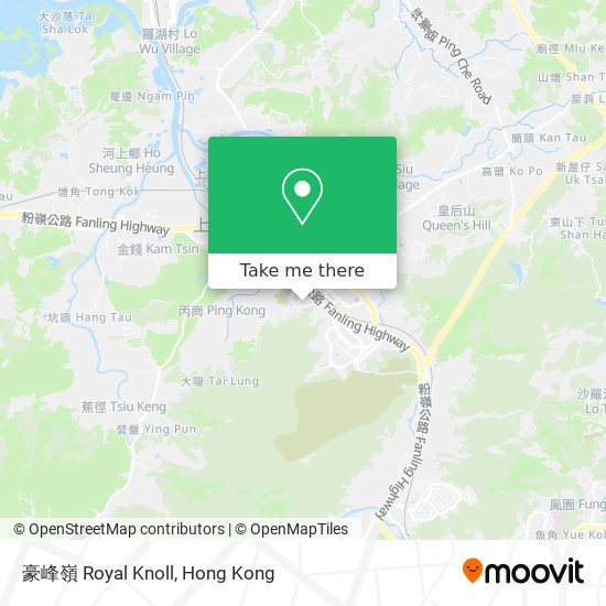 豪峰嶺 Royal Knoll map