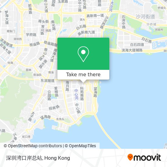深圳湾口岸总站 map