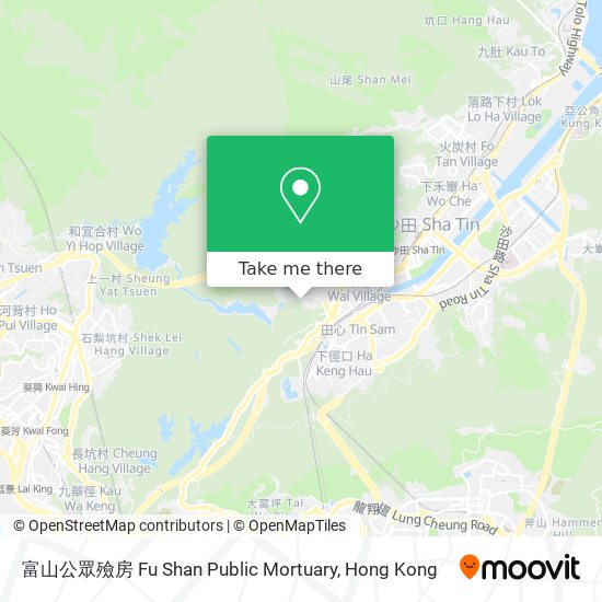 富山公眾殮房 Fu Shan Public Mortuary map