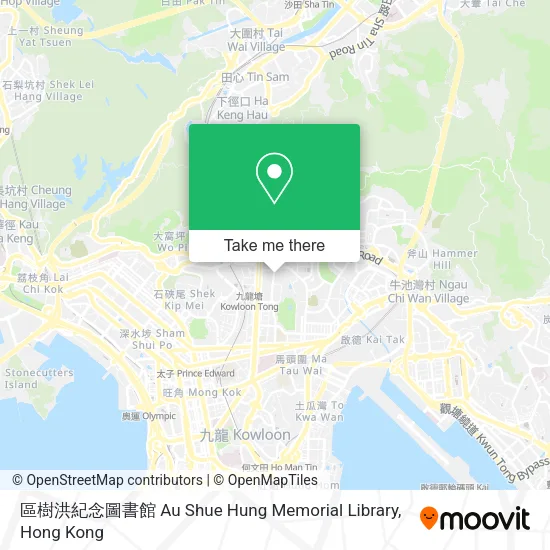 區樹洪紀念圖書館 Au Shue Hung Memorial Library地圖
