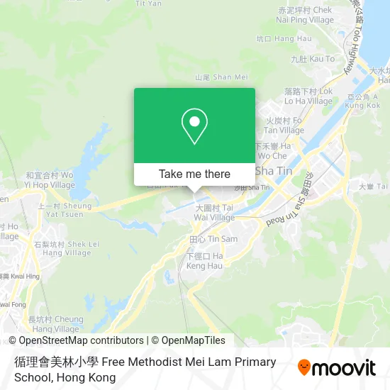 循理會美林小學 Free Methodist Mei Lam Primary School地圖