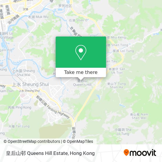 皇后山邨 Queens Hill Estate map