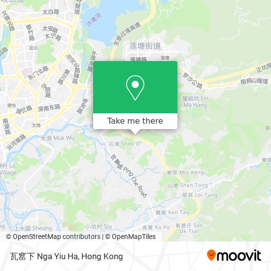 瓦窰下 Nga Yiu Ha map