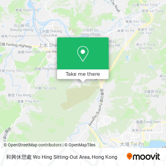 和興休憩處 Wo Hing Sitting-Out Area地圖