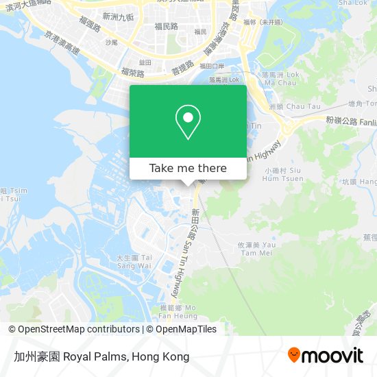 加州豪園 Royal Palms map