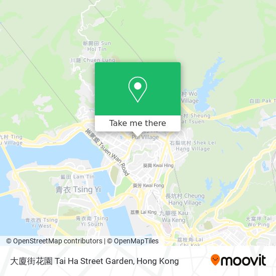 大廈街花園 Tai Ha Street Garden map