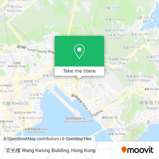 宏光樓 Wang Kwong Building map