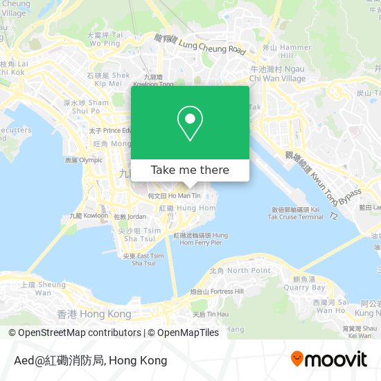 Aed@紅磡消防局地圖