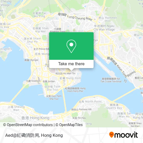 Aed@紅磡消防局地圖