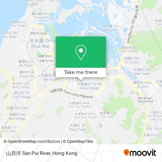 山貝河 San Pui River map