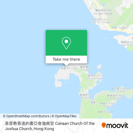 基督教香港約書亞會迦南堂 Canaan Church Of the Joshua Church map