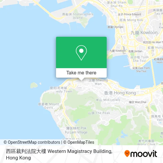西區裁判法院大樓 Western Magistracy Building地圖
