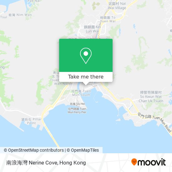 南浪海灣 Nerine Cove map