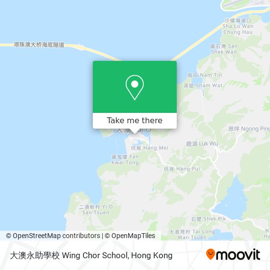 大澳永助學校 Wing Chor School map