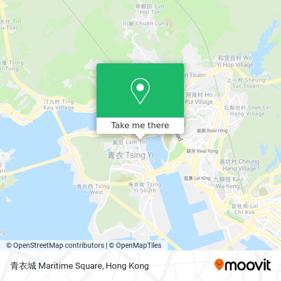 青衣城 Maritime Square map