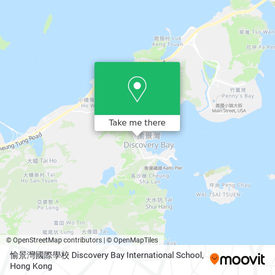 愉景灣國際學校 Discovery Bay International School map