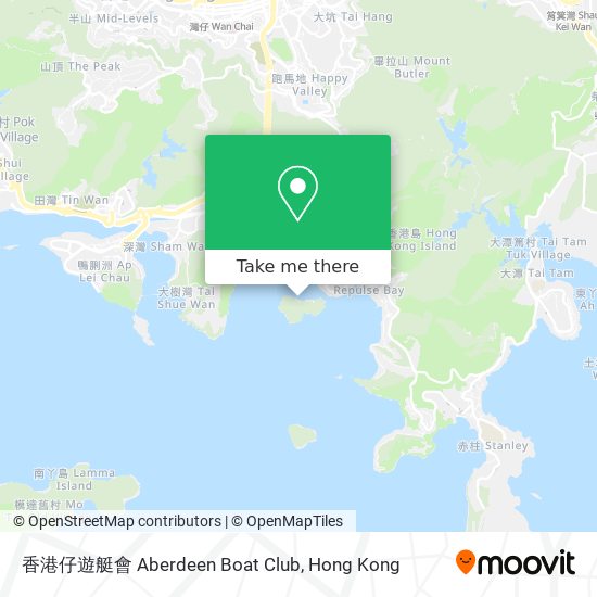 香港仔遊艇會 Aberdeen Boat Club map