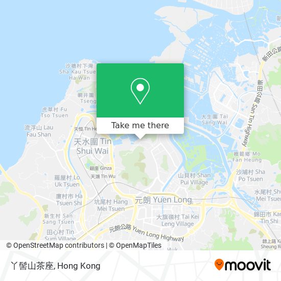 丫髻山茶座 map