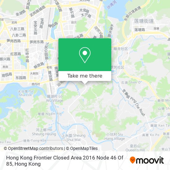 Hong Kong Frontier Closed Area 2016 Node 46 Of 85地圖