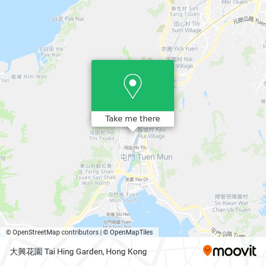 大興花園 Tai Hing Garden map