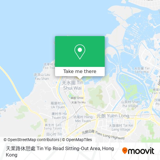 天業路休憩處 Tin Yip Road Sitting-Out Area map