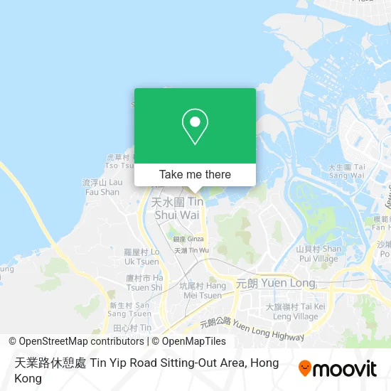 天業路休憩處 Tin Yip Road Sitting-Out Area地圖