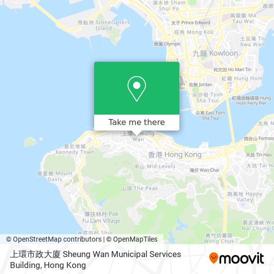 上環市政大廈 Sheung Wan Municipal Services Building map