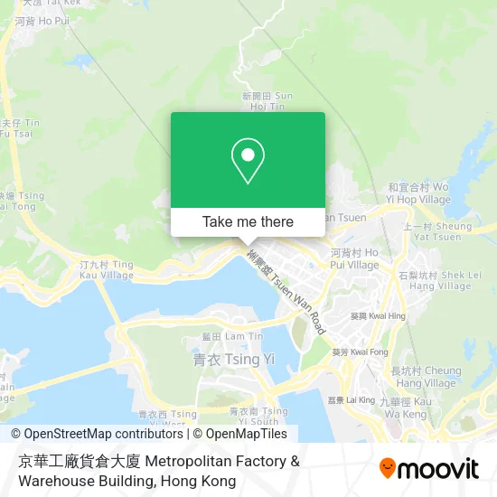 京華工廠貨倉大廈 Metropolitan Factory & Warehouse Building地圖