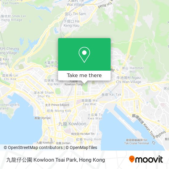 九龍仔公園 Kowloon Tsai Park map