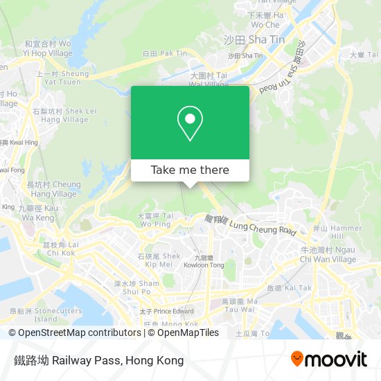 鐵路坳 Railway Pass map