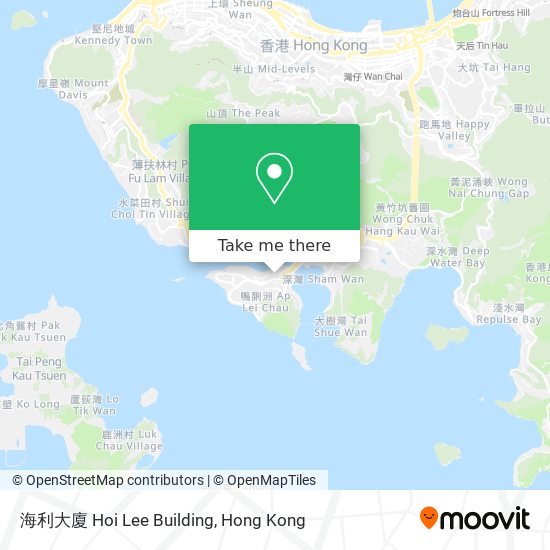 海利大廈 Hoi Lee Building map