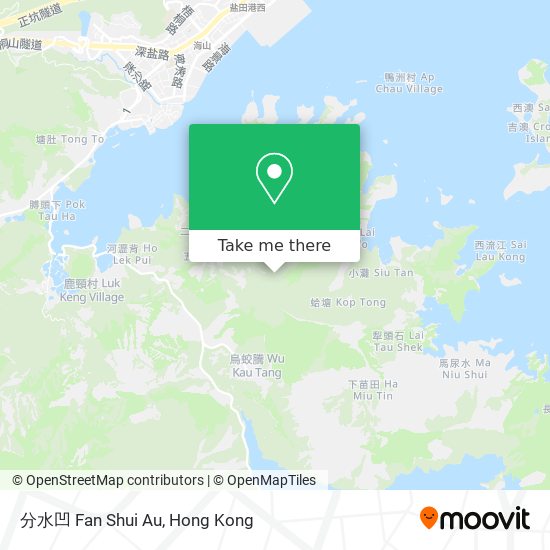 分水凹 Fan Shui Au map