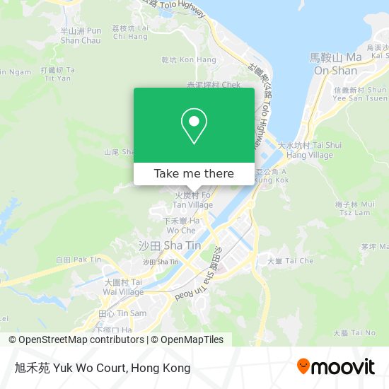 旭禾苑 Yuk Wo Court map