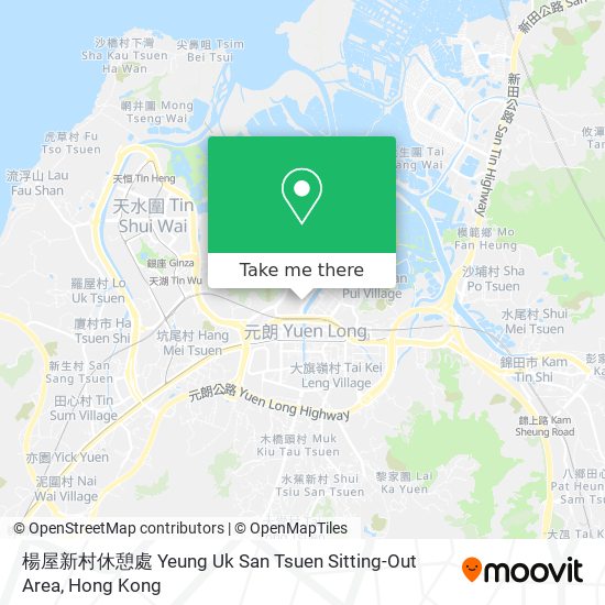 楊屋新村休憩處 Yeung Uk San Tsuen Sitting-Out Area map
