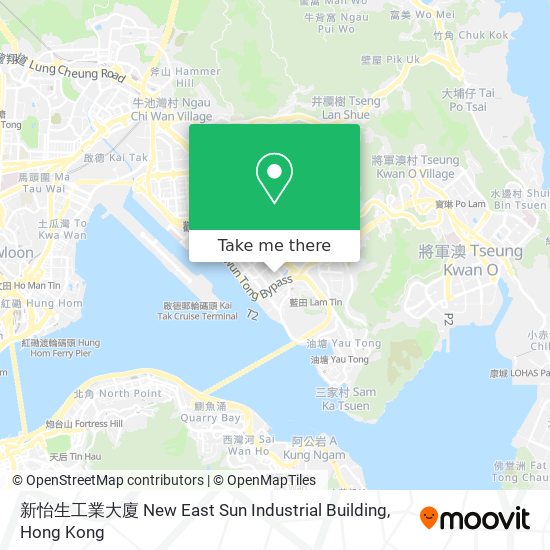 新怡生工業大廈 New East Sun Industrial Building map
