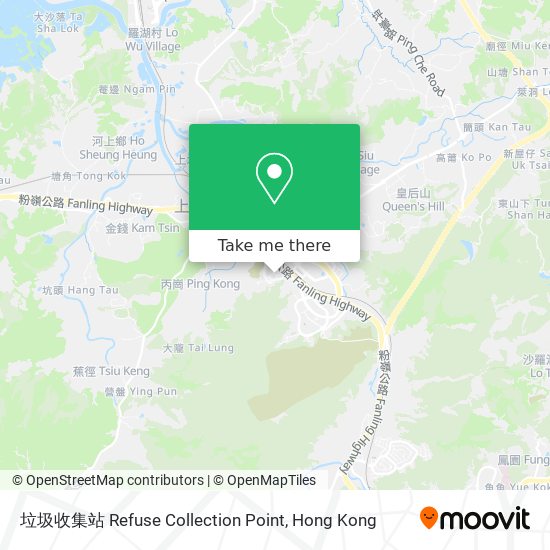 垃圾收集站  Refuse Collection Point地圖