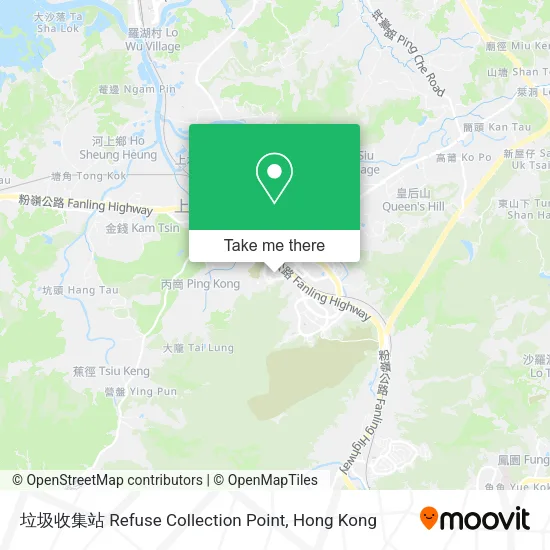 垃圾收集站  Refuse Collection Point地圖