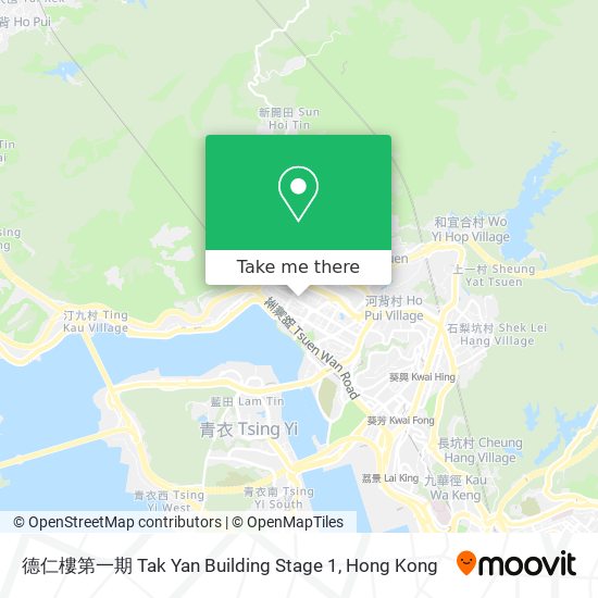 德仁樓第一期 Tak Yan Building Stage 1 map