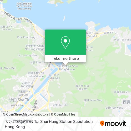 大水坑站變電站 Tai Shui Hang Station Substation地圖