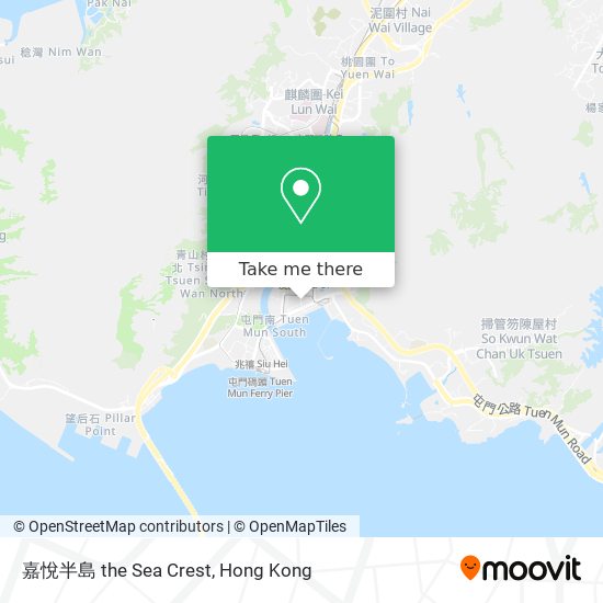 嘉悅半島 the Sea Crest map