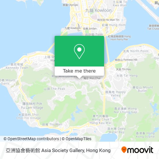 亞洲協會藝術館 Asia Society Gallery map