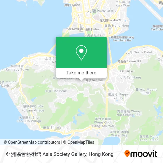 亞洲協會藝術館 Asia Society Gallery地圖