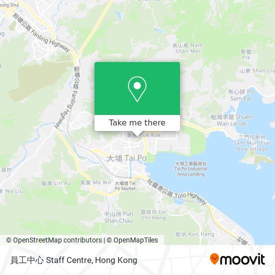 員工中心 Staff Centre map