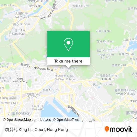 瓊麗苑 King Lai Court map