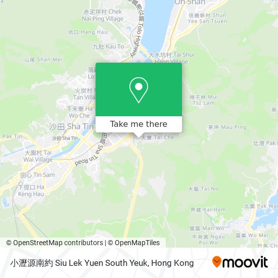 小瀝源南約 Siu Lek Yuen South Yeuk map
