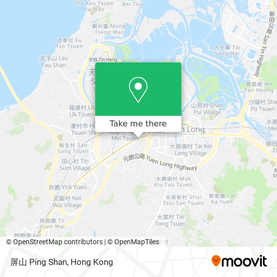 屏山 Ping Shan map
