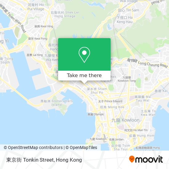 東京街 Tonkin Street地圖