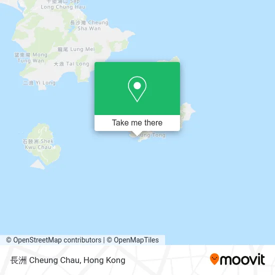 長洲 Cheung Chau map